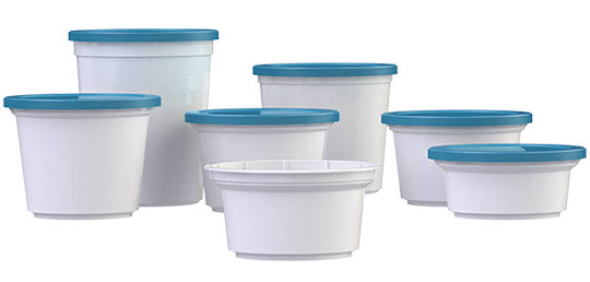 16 ounce Round Plastic Container IPL Retail Series